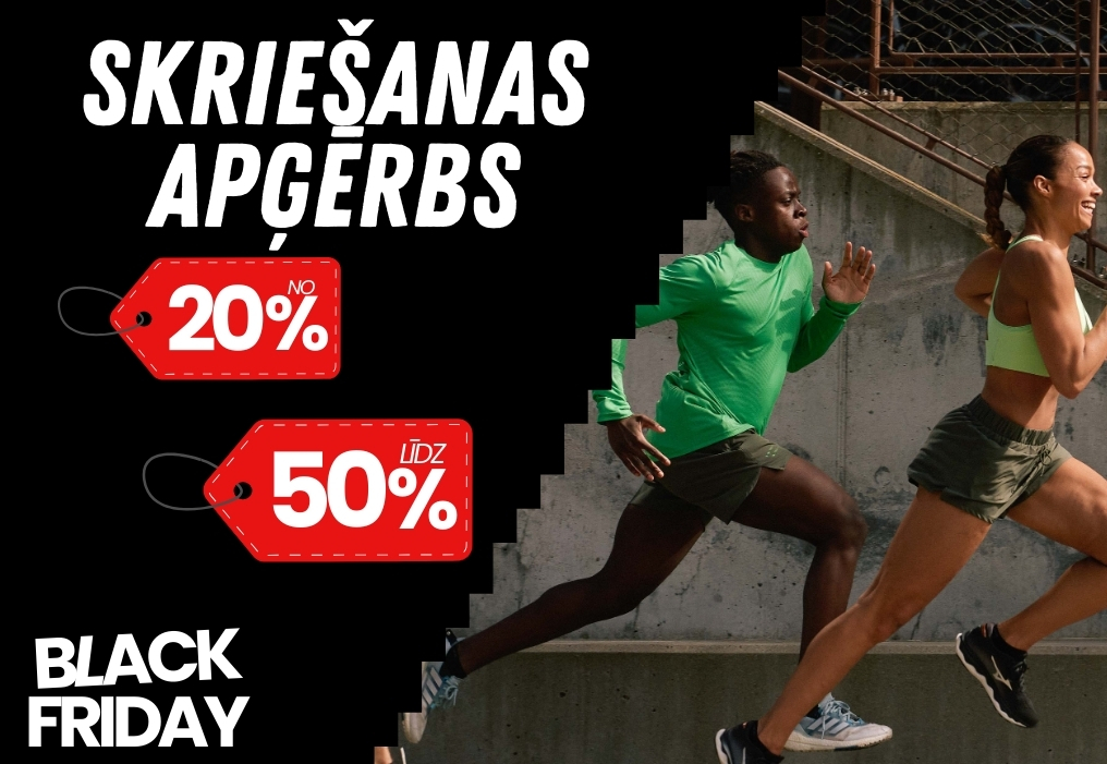 Black Friday skrie&scaron;anas apģērbs