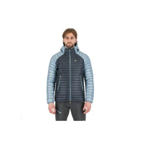Karpos jacket ALAGNA DOWN Woddland grey/Smoke blue - Men's