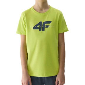 4F TTSHM1113 Boy's T-Shirt, Deep Black