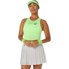 Asics Match Jacquard Tennis Crop Top - Women's