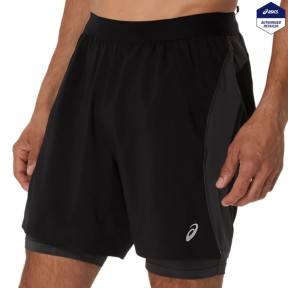 Asics Road 2n1 7in Running Shorts - Men's