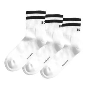 Bjorn Borg Classic Mid 3-Pack Ankle Socks - Unisex