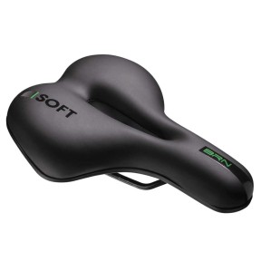 BRN Dynamic City Soft Woman's Saddle, Black