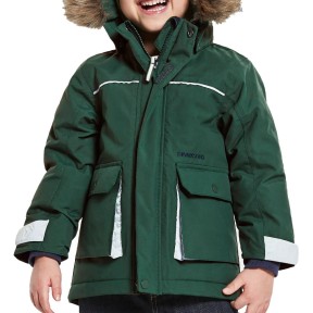 Didriksons Kure 5 Kid's Parka, Evening Green