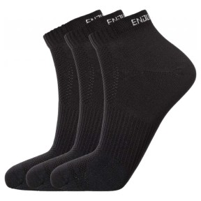 Endurance Dartmy 3-Pack Low Cut Tactel Performance Socks, Black