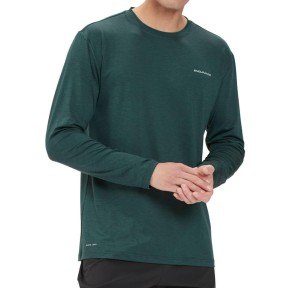 Endurance Mell Men's Melange L-S Tee, Ponderosa Pine