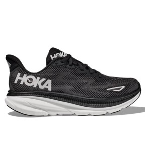 Hoka Clifton 9 Wide Men's, Black/White