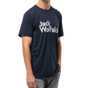 Jack Wolfskin Brand Men's T-Shirt, Night Blue