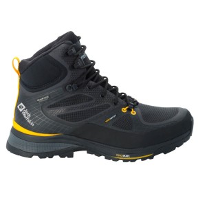 Jack Wolfskin Force Trekker Texapore Mid Men's Boots, Black/Yellow
