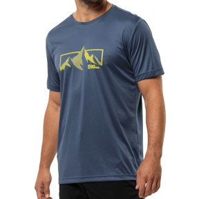 Jack Wolfskin Peak Graphic Men's T-Shirt, Evening Sky