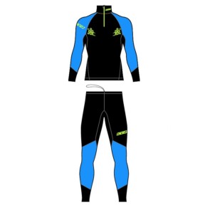 KV+ Lahti Two Pieces Suit Kids Unisex, Black/Blue