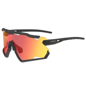 R2 Diablo Sport Sunglasses, Black Red Revo, Black