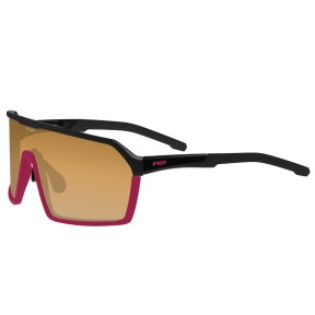 R2 Factor Sport Sunglasses, Matt Black/Brown To Brown With Platinum