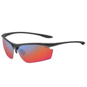R2 Peak Sport Sunglasses, Blue Mirror, Orange