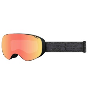 R2 Powder Ski Goggles, Matt Black, Red Chrome