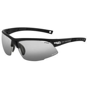 R2 Sport Sunglasses Racer, Black/Grey
