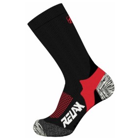Relax Ski Socks Nordic, Black/Red | Slēpošanas Zeķes