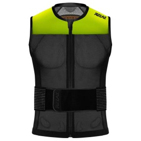 Relax Speedmaster Evo Jr Kids Spine Protector, Black/Yellow