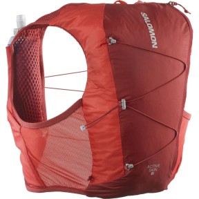 Salomon Active Skin 8 Vest, red dahlia/high risk red