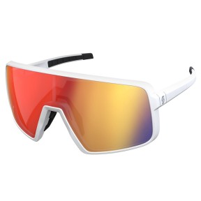 Scott Torica Sunglasses, White Matt/Red Chrome