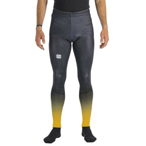 Sportful Apex Men's Tights, Grey/Yellow