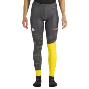 Sportful Doro Apex Women's Tights, Black/Grey/Yellow