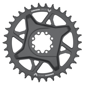 Sram GX Eagle T-Type Direct Mount Chainring, 34T, 8-bolt, 3mm Offset, Dark Polar