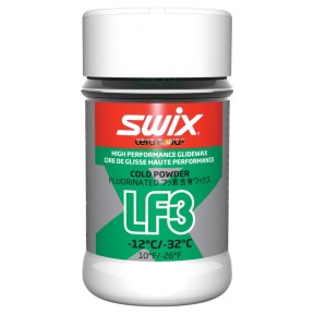 Swix LF3X Green Low Fluor Wax 30g. -12C to -32C 