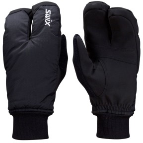 Swix Men's Endure Split Mittens, Black