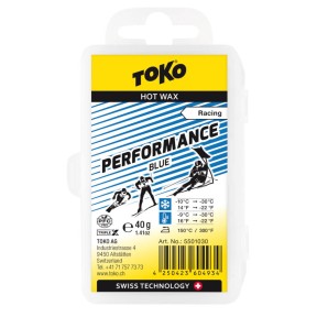 Toko Performance Hot Wax 40g, Blue
