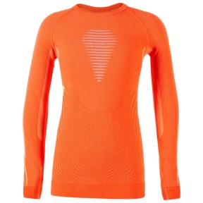 UYN Visyon Junior Underwear Shirt Kids LS, Tomato/Atlantic