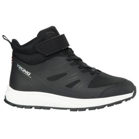 Viking Equip Mid WP 1V Jr Kids Shoes, Black