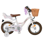 Volare Blossom Girl's Bicycle 12", White