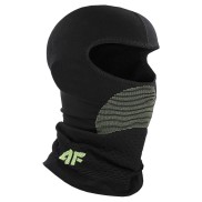 4F ABALU021 Unisex Balaclava, Silver Ions, Black