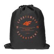 4F AGYMF054 Boy's Drawstring Bag, Black
