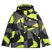 4F JKUMN002 Ski Boys Jacket, yellow/grey/black | Ziemas jaka