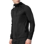 4F BLMF350 Men's Training Zipped Hoodie, Black