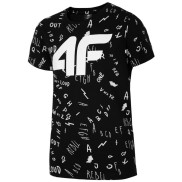 4F Boys T-Shirt JTSD012A, Black