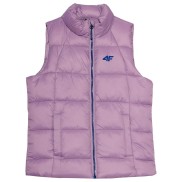 4F F076A Girls Synthetical-Fill Down Vest, Light Violet