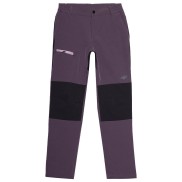 4F F097 Girls Quick-Drying Trekking Trousers, Dark Violet