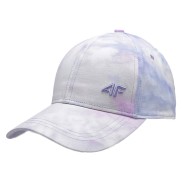 4F F105 Snapback Girls Cap, Violet/White
