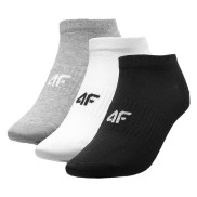 4F F156 Women's Casual Ankle Socks (3-pack), Multicolour