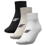 4F F157 Women's Casual Ankle Socks (3-pack), Multicolour 2