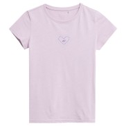 4F F384 Girls T-Shirt With Print, Light Violet