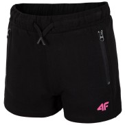 4F Girls Shorts JSKDD002, Black/Pink