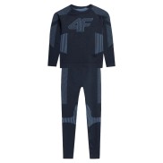 4F JBIMB001B Boys Seamless Thermoactive Underwear Set, Navy