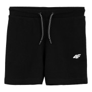 4F JSKMD001A Boy's Sweat Shorts, Black