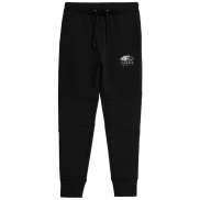 4F JSPMTR001 Boys Quick-Drying Sports Pants, Black