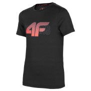 4F JTSMF001 Functional Boy's T-Shirt, Black