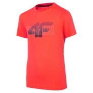 4F JTSMF001 Functional Boy's T-Shirt, Orange